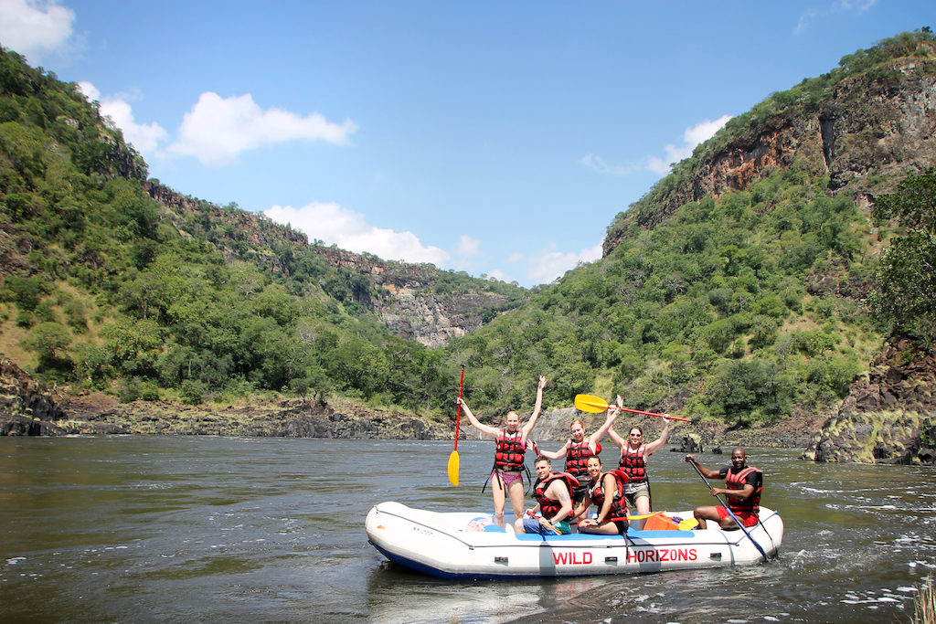 White Water Rafting on the Zambezi, Victoria Falls